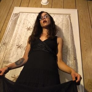 Jonathan Martin witchy silk dress